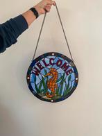 Glas-in-lood raamhanger - Zeepaardje, Antiek en Kunst, Ophalen of Verzenden