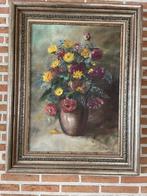 Schilderij bloemen. Hoogte 92 en 70 breed, Ophalen