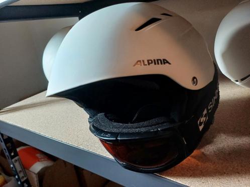 skihelm met skibril, Sport en Fitness, Skiën en Langlaufen, Gebruikt, Ski, Ophalen