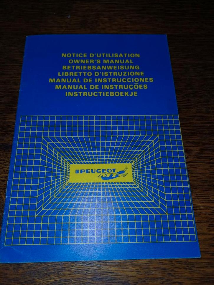 Notice d'utilisation cyclomoteur Peugeot MTC, Vélos & Vélomoteurs, Cyclomoteurs | Peugeot, Enlèvement ou Envoi