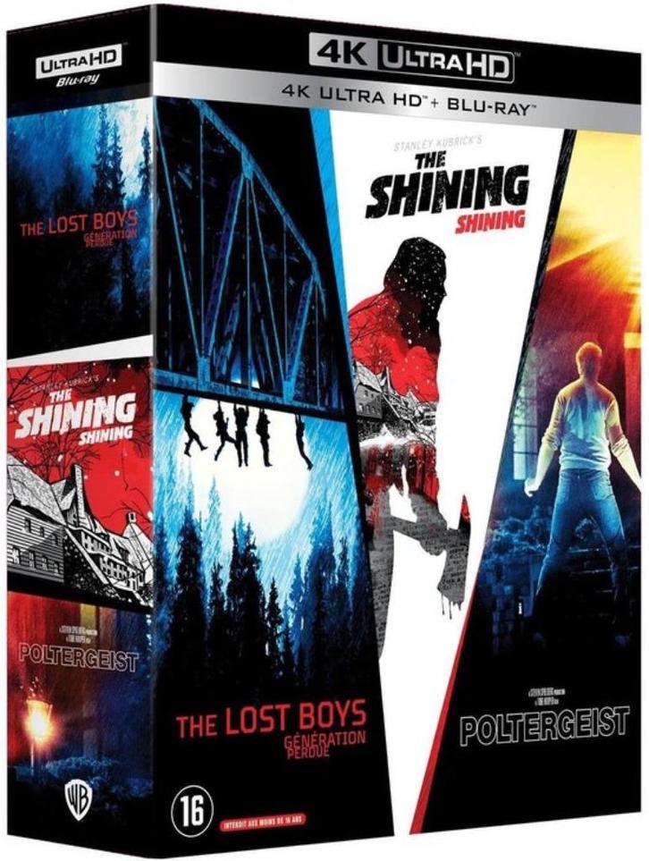 The Lost Boys + The Shining + Poltergeist, Cd's en Dvd's, Blu-ray, Nieuw in verpakking, Horror, Boxset, Ophalen of Verzenden