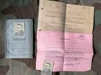 Wehrpass, Mittleidung, Wehrpass notiz & x2 pasfoto’s., Verzenden, Landmacht, Overige typen