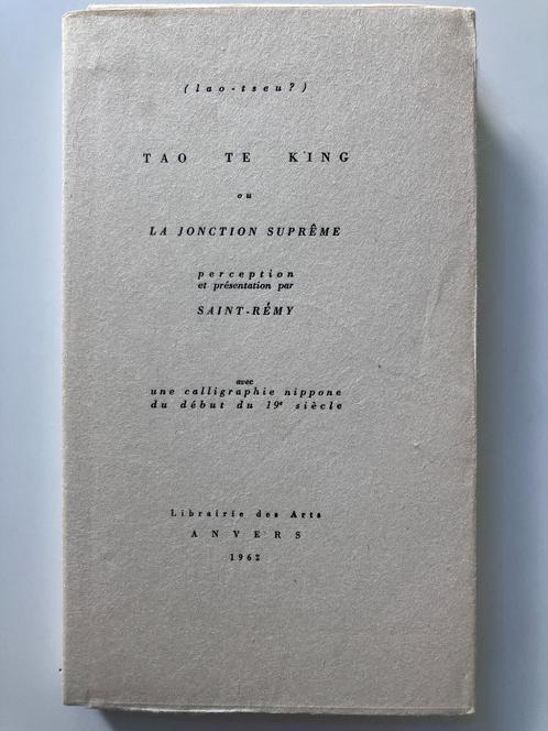 Tao Te King ou La Jonction Suprème (1962), Livres, Ésotérisme & Spiritualité, Enlèvement ou Envoi