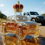 Prachtige glazen Whisky karaf Terreinwagen (320ml), Ophalen of Verzenden, Nieuw