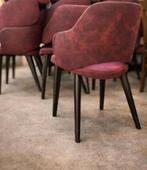 Horeca stoelen, Rouge, Comme neuf, Enlèvement, Cinq, Six Chaises ou plus