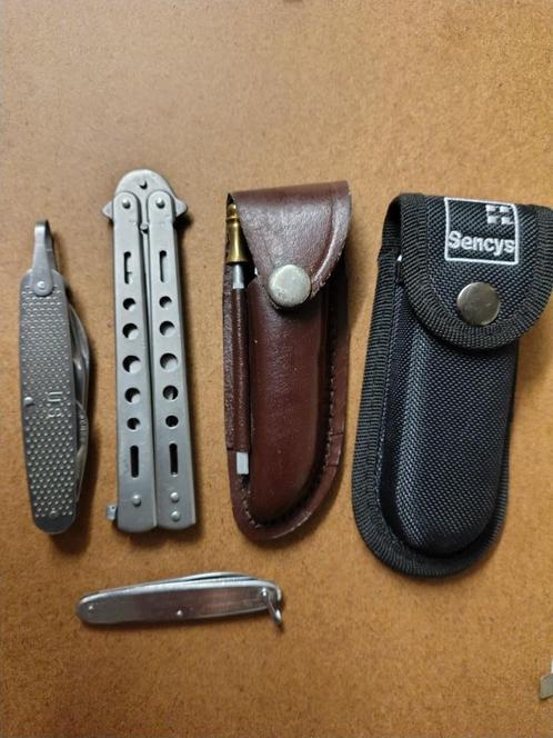 Lot de 5 couteaux de poche, Verzamelen, Militaria | Algemeen, Overige soorten, Mes of Dolk, Ophalen of Verzenden