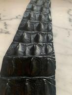 Krokodillen leer 100% echt, Hobby en Vrije tijd, Zwart, Leer of Kunstleer, Ophalen of Verzenden, Zo goed als nieuw