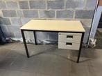 Bruine ijzeren bureau, Ophalen, In hoogte verstelbaar, Bureau