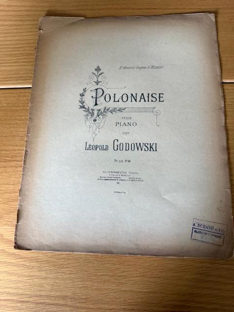Léopold Godowsky — Polonaise, Musique & Instruments, Partitions, Utilisé, Artiste ou Compositeur, Classique, Piano, Enlèvement ou Envoi