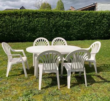 Set de jardin Hartman avec table et 6 chaises
