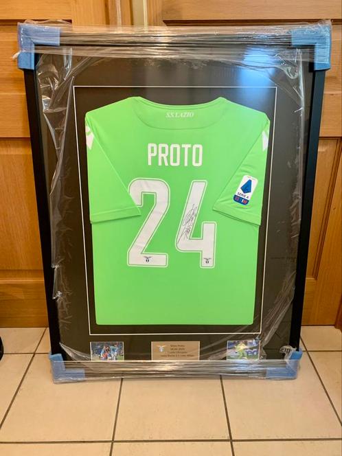 SS Lazio Roma 2019-2020 GK Silvio Proto match worn shirt, Sport en Fitness, Voetbal, Nieuw, Shirt, Maat L
