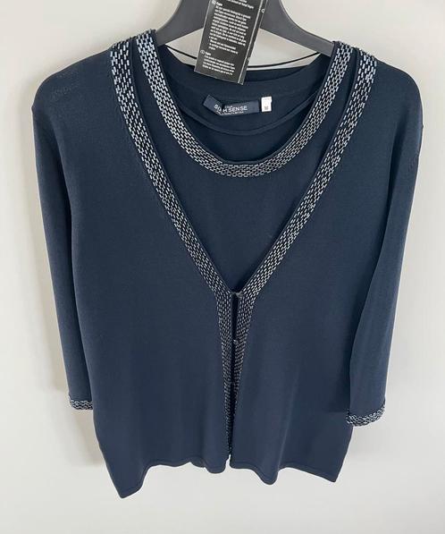 Twin-set (topje/vest) van het merk “sixth sense “, Kleding | Dames, Truien en Vesten, Zo goed als nieuw, Maat 42/44 (L), Blauw