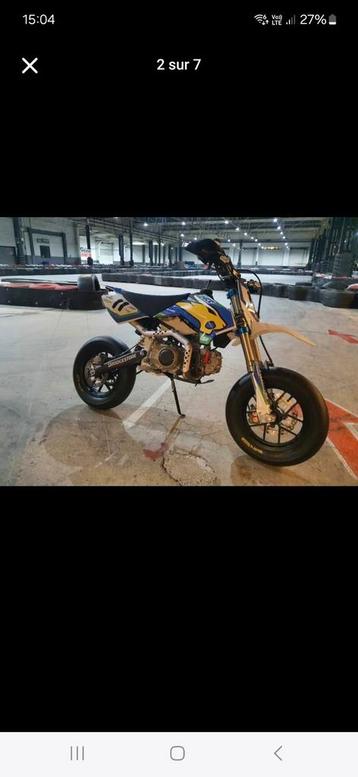 Dirt bike kartbike ycf 125 start 2023 état neuf !  beschikbaar voor biedingen