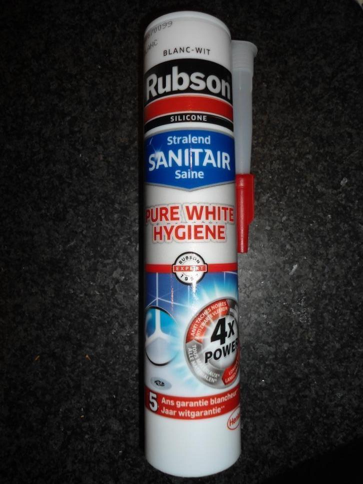 Rubson sanitair silicone.Pure White Hygiene. Nieuw, Doe-het-zelf en Bouw, Sanitair, Nieuw, Toilet, Ophalen of Verzenden