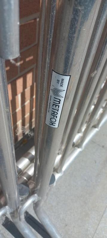 Metafox Nadarhekken in aluminium 2m10 beschikbaar voor biedingen