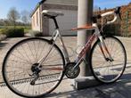 Racefiets dames Cannondale Synapse Tiagra maat 54 wit/oranje, Fietsen en Brommers, 28 inch, Gebruikt, 10 tot 15 versnellingen