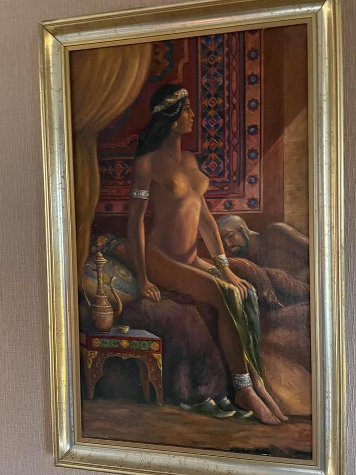 Olieverf schilderij, Antiek en Kunst, Kunst | Schilderijen | Klassiek, Ophalen