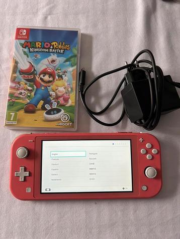 Nintendo switch lite met Mario game en extra beschikbaar voor biedingen