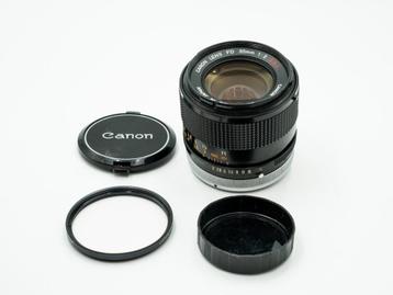Canon FD 35mm F2 S.S.C. “Concave” + Filter + Hoesje beschikbaar voor biedingen