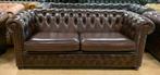 Prachtige Chesterfield Bank 2,5 Zits Bruin., Huis en Inrichting, 150 tot 200 cm, Chesterfield, Tweepersoons, Ophalen of Verzenden