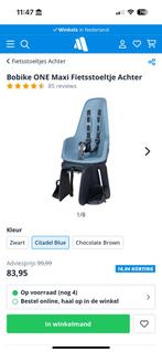 Bobike ONE Maxi Fietsstoeltje Achter, Fietsen en Brommers, Voetsteuntjes, 9 t/m 18 kg, Ophalen of Verzenden, Zo goed als nieuw
