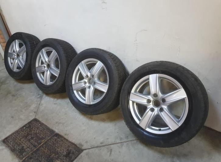 Porsche Cayenne velgen 255/55 R18 109V+ Michelin Wnterbanden, Auto-onderdelen, Banden en Velgen, Velg(en), Winterbanden, 18 inch
