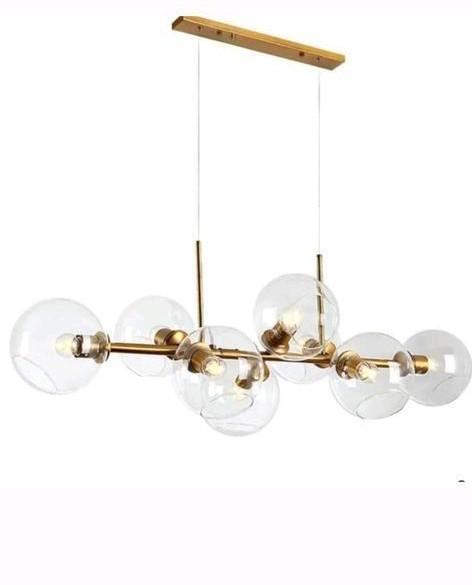 Hanglamp, Huis en Inrichting, Lampen | Hanglampen, Zo goed als nieuw, Glas, Metaal, Ophalen