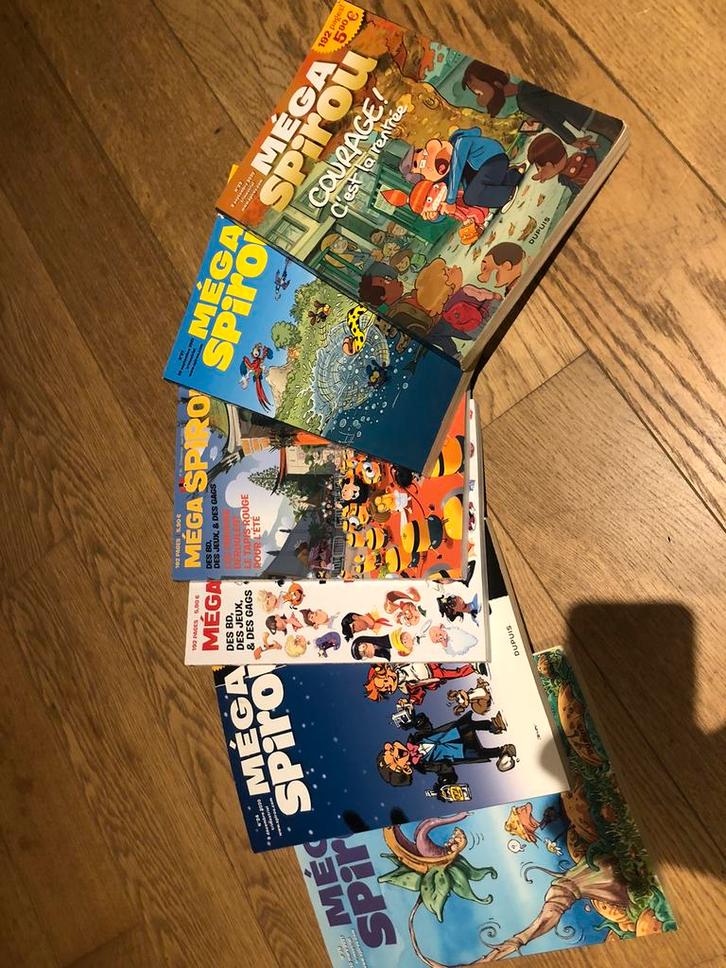 Lot de 6 Méga Spirou très bon état, Livres, BD | Comics, Comme neuf, Enlèvement