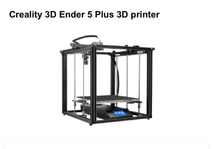 Creality 3D Ender 5 Plus 3D printer, Computers en Software, 3D Printers, Nieuw, Ophalen