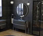 Miroir de salle de bain rond, Maison & Meubles, Rond, Enlèvement ou Envoi, Moins de 100 cm, 50 à 75 cm
