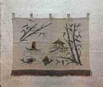 Wandkleed koi vissen bamboe chinese gazebo boot 131/100, Huis en Inrichting, Woonaccessoires | Wanddecoraties, Verzenden