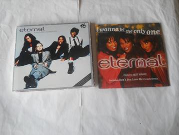 1 MAXI CD  SINGLE + 1 CD SINGLE  - ETERNAL, Cd's en Dvd's, Maxi-single, Dance, Ophalen of Verzenden, Zo goed als nieuw