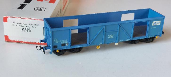 SNCB/NMBS KLEINMODELLBAHN WAGON EAOS*INTER FERRY BOAT**HO*DC, Hobby & Loisirs créatifs, Trains miniatures | HO, Comme neuf, Wagon