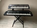 2 synthesizers ( roland rs 50 en Roland Rhodes VK-1000 ), Muziek en Instrumenten, Ophalen, Gebruikt, Roland, Met midi-aansluiting