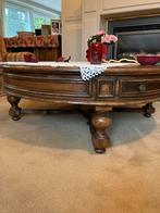 Ronde salontafel 120 cm, Ophalen, Gebruikt, 100 tot 150 cm, Klassiek