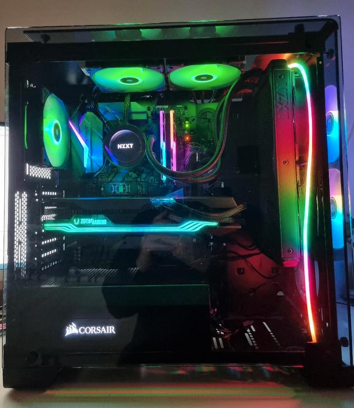 Ultragaming-pc/RTX 3080ti/i9 9900k, Computers en Software, Desktop Pc's, Zo goed als nieuw, 3 tot 4 Ghz, HDD, SSD, 16 GB, Met videokaart