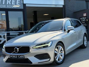 Volvo V60 2.0 D3 AUTOMATIQUE/ LINE ASS/ COCKPIT/ LED/ FULL, Autos, Argent ou Gris, Achat, Noir, 5 portes