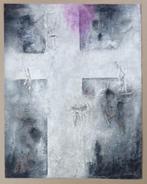 JAN VAERTEN / LICHTEND KRUIS / COLLAGE PAPIER / 70x55cm SIG, Ophalen of Verzenden