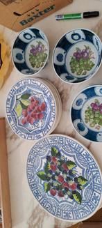 vintage dessertservies van GIEN DÉCOR., Huis en Inrichting, Keuken | Servies, Ophalen, Zo goed als nieuw