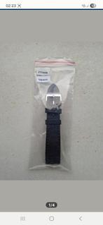 Ellit 20 mm zwarte horlogeband van canvas van textielkwalite, Ophalen of Verzenden