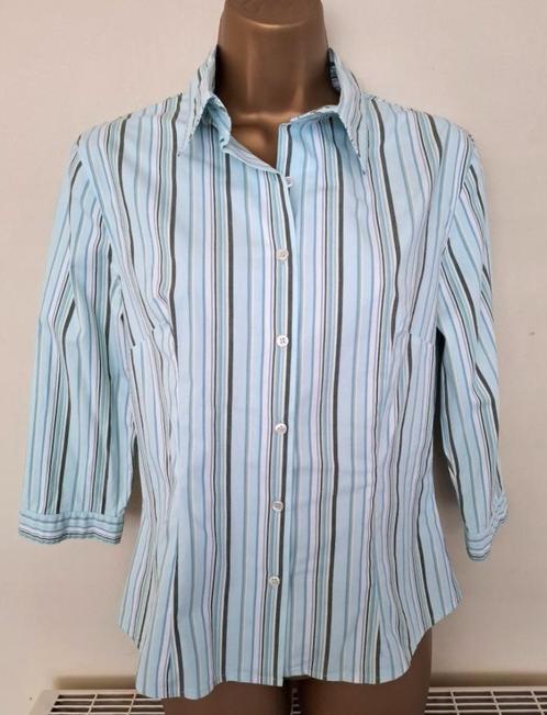 Supermooie Getailleerde Zacht Turquoise Blouse - 38, Kleding | Dames, Blouses en Tunieken, Nieuw, Maat 38/40 (M), Blauw, Ophalen of Verzenden