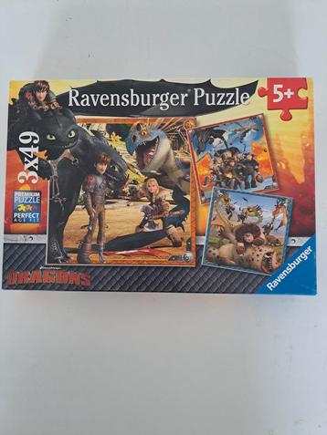 Dragons 3 puzzels 5+ Ravensburger beschikbaar voor biedingen