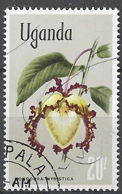 Uganda 1969 - Yvert 96 - Monodora myristica (ST), Postzegels en Munten, Postzegels | Afrika, Gestempeld, Overige landen, Verzenden