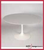 Knoll Saarinen Dining Table Rond Wit 137 cm Vintage, 100 tot 150 cm, Rond, Gebruikt, Ophalen of Verzenden