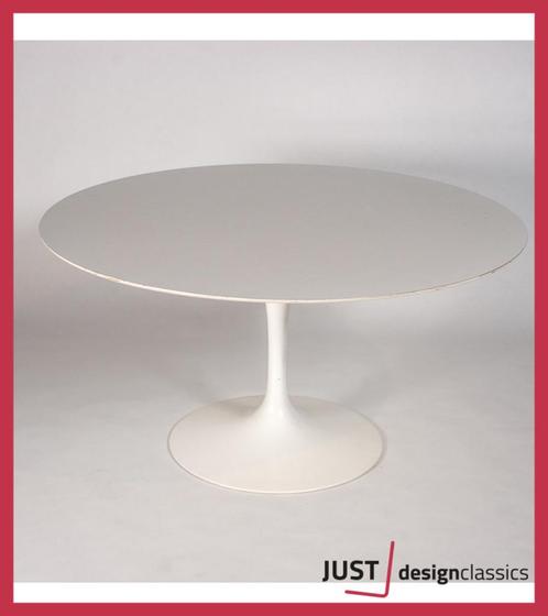 Knoll Saarinen Dining Table Rond Wit 137 cm Vintage, Maison & Meubles, Tables | Tables à manger, Utilisé, 100 à 150 cm, Rond, Enlèvement ou Envoi