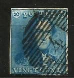 België 1849 Kon. Leopold I OBP 2, Met stempel, Koninklijk huis, Ophalen of Verzenden, Gestempeld