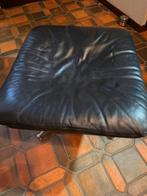 Voetsteun voor bij salon, Ophalen, Zo goed als nieuw, Vierkant, Leer