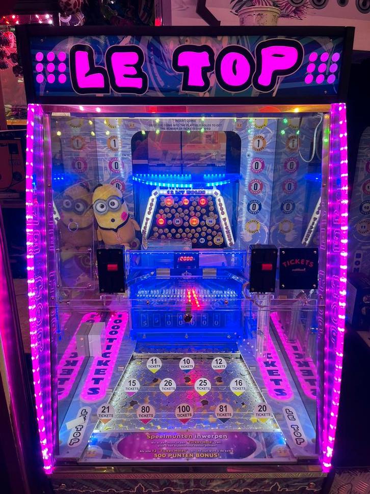 Le top salon des distributeurs automatique de jeux de glisse, Collections, Machines | Machines à sous, Comme neuf, Autres monnaies