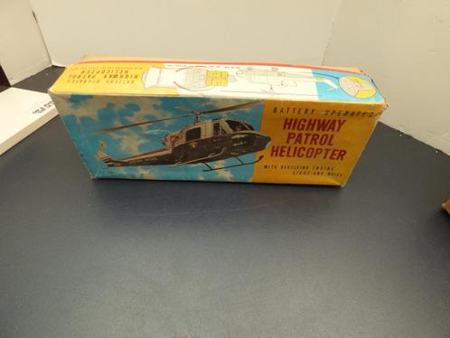 Highway Patrol Hélicopter 1950 +Bte, Antiquités & Art, Antiquités | Jouets, Enlèvement ou Envoi
