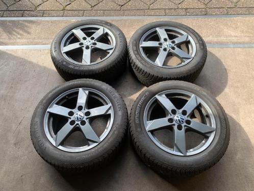 VW GOLF 5/6/7/8 CADDY SKODA SEAT VELGEN + BANDEN 205 55 R16, Auto diversen, Auto-accessoires, Gebruikt, Ophalen of Verzenden